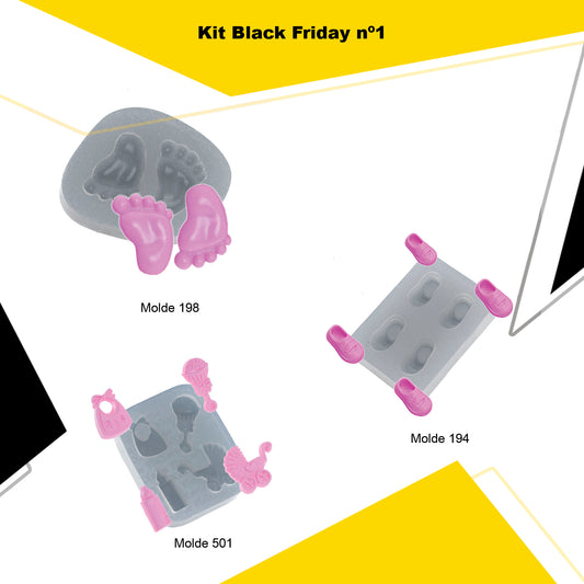kit 1 - Black Friday de Moldes (198 + 194 + 501)