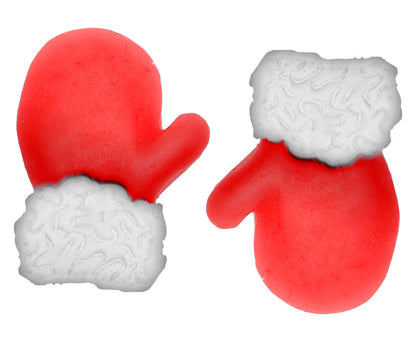 Molde de  Silicone 232 - Par de Luvas de Natal