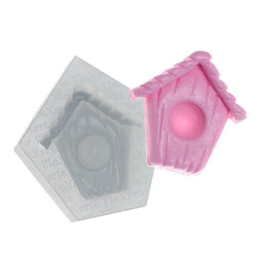 Molde de  Silicone 177 - Casinha de Passarinho