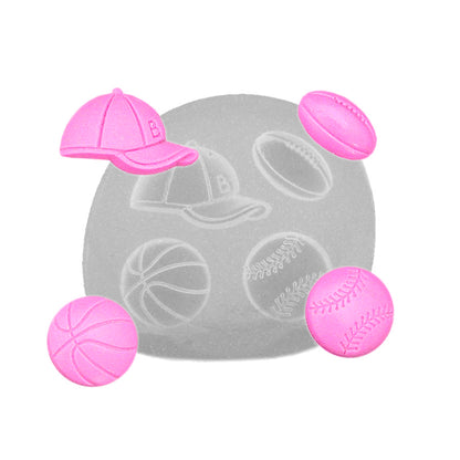 Molde de  Silicone 215 - Bolas & Boné