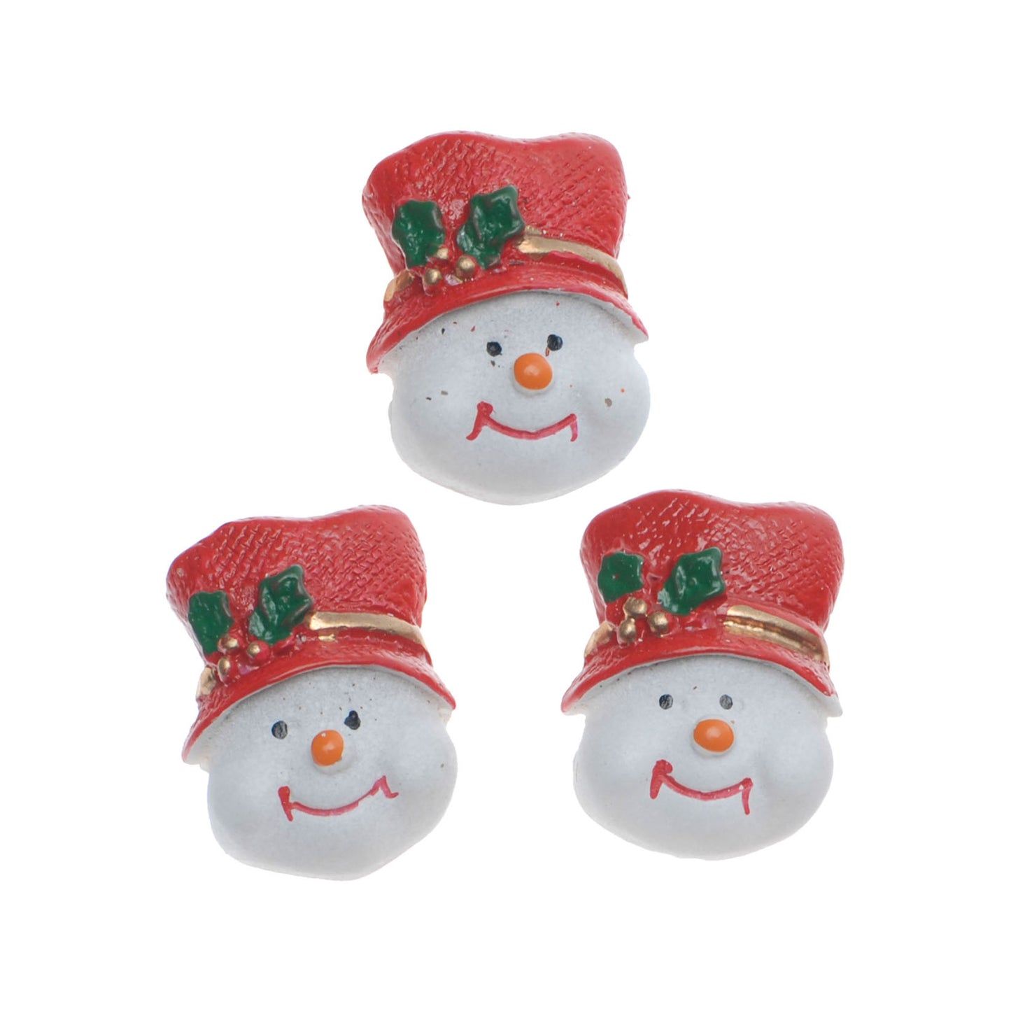 Molde de  Silicone 888 - Trio de Bonecos de Neve - Natal
