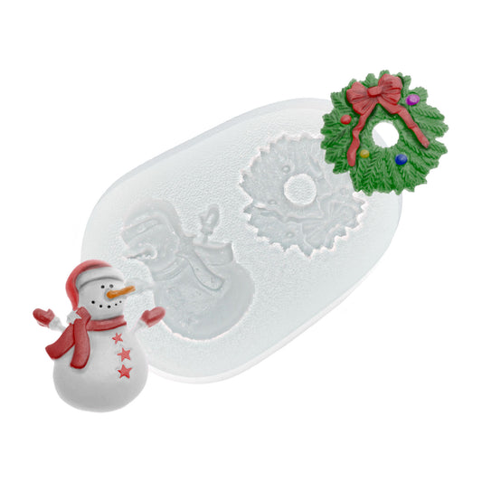Molde de  Silicone 240 - Par de Natal 1