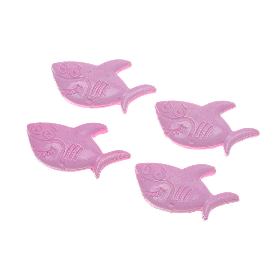 Molde de  Silicone 595 - Quarteto de Mini Tubarões