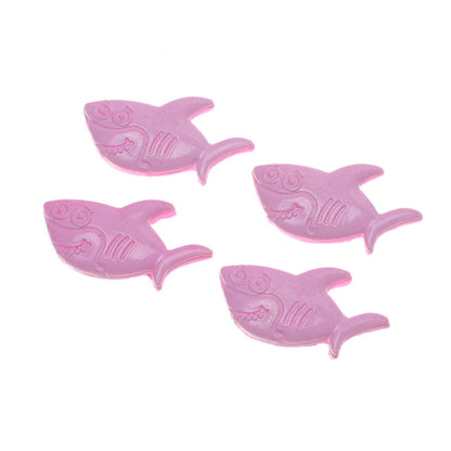 Molde de  Silicone 595 - Quarteto de Mini Tubarões