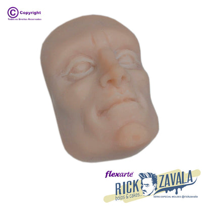 Molde de  Silicone 591 - Rosto Masculino RZ I