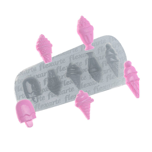Molde de  Silicone 387 - Mini Sorvetes Taylor