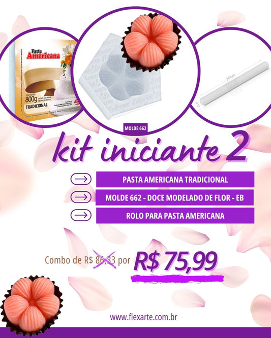 Kit Iniciante 2 (Pasta Tradic + 662 + Rolo pra Pasta