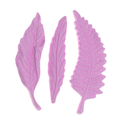 Molde de  Silicone 850 - Trio de Folhas Talula Ula