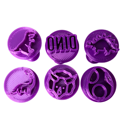 Carimbo 5102 - Marcador Brigadeiro - Dino - Flexarte