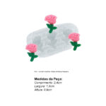 943 – Trio de Florzinhas – Botão de Rosas Pequeno