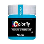 Pó Decoração Doces – Neon Azul 5G – Colorlly